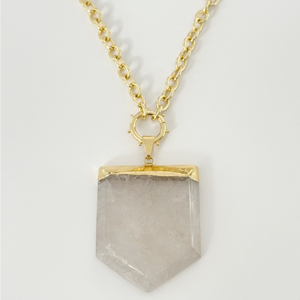 Shield Crystal Necklace